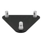 Baseplate voor Prolyte truss driehoek BASE-30D zwart, Verzenden