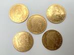 Frankrijk. Napoléon III. 5 Francs 1858/1866 (lot de 5