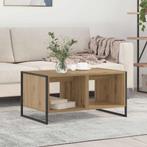 vidaXL Salontafel Ambachtelijk Eiken 80 x 50 x 40 cm Bewerkt, Huis en Inrichting, Tafels | Salontafels, Verzenden, Nieuw