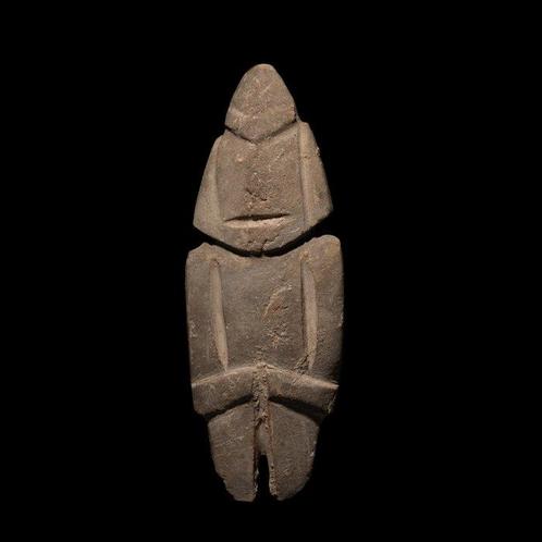 Mezcala, Estado de Guerrero, Mexico Steen Antropomorf idol., Verzamelen, Mineralen en Fossielen