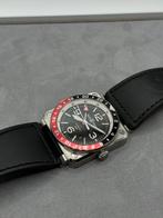 Bell & Ross - BR-03 GMT Black - BR0393-BL-ST/SCA - Unisex -, Handtassen en Accessoires, Horloges | Heren, Nieuw