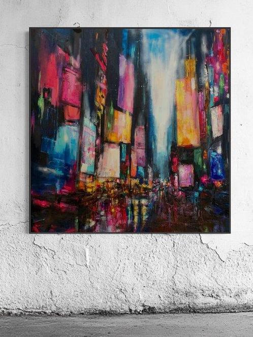 McGregor (1970) - The Light of The City - XXL- NO Reserve, Antiek en Kunst, Kunst | Schilderijen | Modern