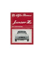 1970 ALFA ROMEO JUNIOR ZAGATO INSTRUCTIEBOEKJE ITALIAANS, Ophalen of Verzenden