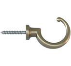 Schroefhaak Borst 50mm mat nikkel gelakt, Huis en Inrichting, Woonaccessoires | Kapstokken, Nieuw, Overige materialen