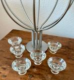 Kandelaar (7) - RVS en Kristal, Huis en Inrichting, Nieuw