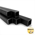 Stalen buis zwart vierkant 25x25mm 300cm per stuk