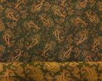 Kostbare zijdemix stof 800 x 140 cm - Zijde (9%),, Antiquités & Art, Tapis & Textile