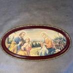 Lijst - Hout, Glas - Lijst met devotionele afdruk - Heilige