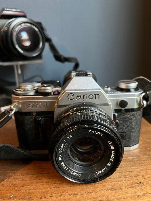 Canon, Minolta, Olympus AE-1 en meer met lenten Analoge, Audio, Tv en Foto, Fotocamera's Analoog