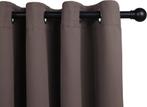 2dekans | Home&Comfort Veruidsterend Gordijn - Dark Taupe -, Ophalen of Verzenden, Nieuw