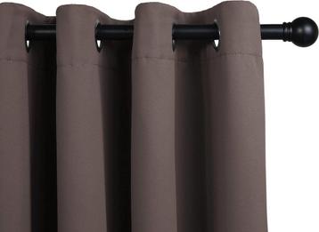 2dekans | Home&Comfort Veruidsterend Gordijn - Dark Taupe - beschikbaar voor biedingen