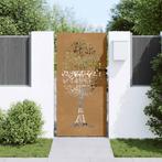 vidaXL Poort 85x175 cm boomontwerp cortenstaal, Tuin en Terras, Tuinpoorten, Verzenden, Nieuw