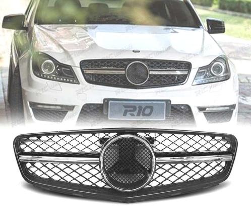 CALANDRE POUR MERCEDES W204 07-14 LOOK AMG C63 NOIR BRILLANT, Autos : Pièces & Accessoires, Carrosserie & Tôlerie, Envoi