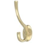 Hoed en jashaak 109 mm messing mat goud, Huis en Inrichting, Nieuw, Overige materialen