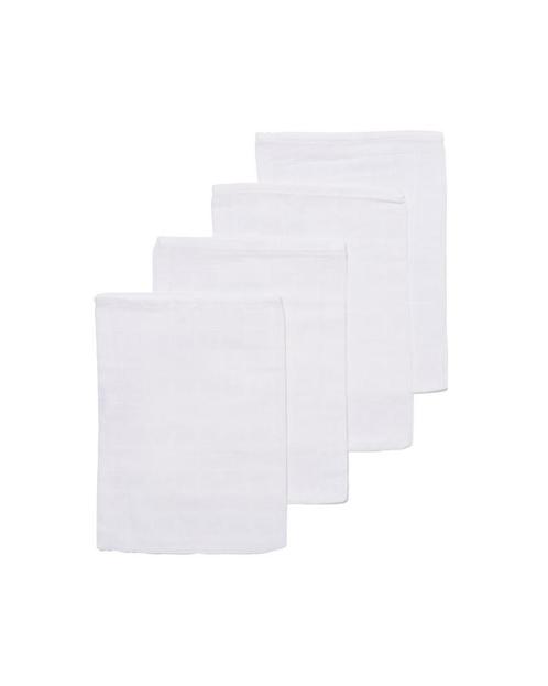 HEMA 4-pak Hydrofiel Washandjes, Kinderen en Baby's, Overige Kinderen en Baby's, Ophalen of Verzenden