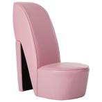 vidaXL Chaise en forme de chaussure à talon haut Rose, Maison & Meubles, Fauteuils, Neuf, Verzenden
