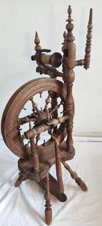 Industriële apparatuur - Antiek-Hollands spinnewiel -, Antiek en Kunst, Curiosa en Brocante