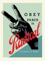 Shepard Fairey (OBEY) (1970) - Obey Radical Peace (Blue) +