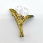Swarovski - Verguld - Broche - Crystal Flower