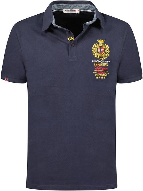 Geographical Norway Heren Expedition Polo Kauri Blauw, Vêtements | Hommes, T-shirts, Envoi