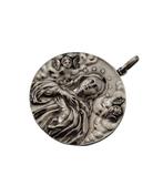 Zilver - Hanger - Zilveren katholieke medaille