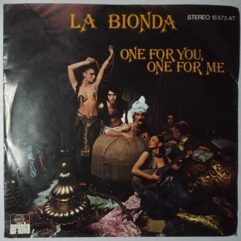 La Bionda - One for you, one for me - Single, CD & DVD, Vinyles Singles, Single, Pop