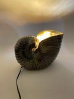Lamp - Zeldzame Nautilus-lamp in Italiaans keramiek –