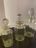 Art déco Ensemble de toilette (3) - Verre