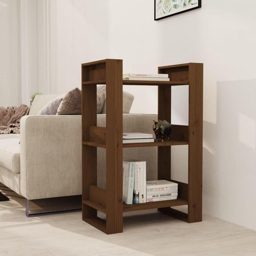 vidaXL Boekenkast/kamerscherm 60x35x91 cm massief hout, Huis en Inrichting, Kasten | Boekenkasten, Nieuw, Verzenden