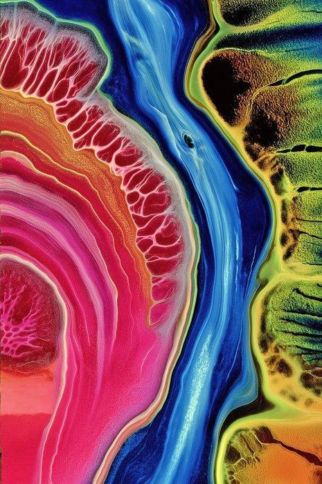 Lea Ottavi - Chromatic Fault Lines XXL, Antiek en Kunst, Kunst | Designobjecten