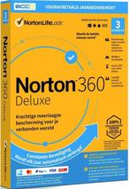 Norton antivirus 360 Deluxe 25GB - 1 jaarlicentie - 3 dev..., Nieuw, Verzenden