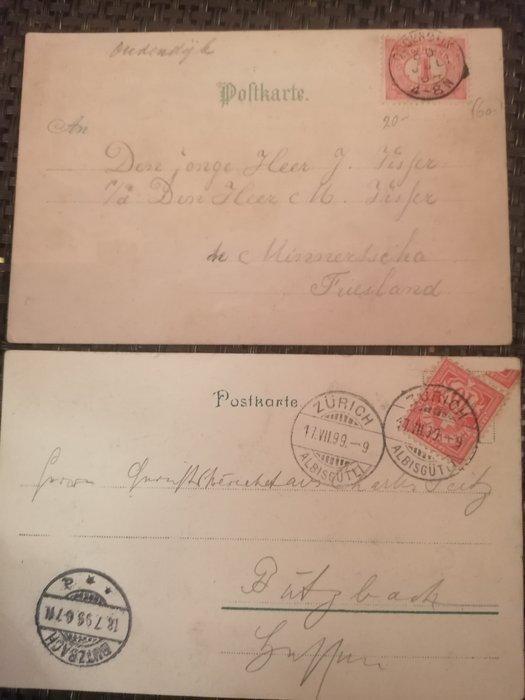 Duitsland - 110 ansichtkaarten van 1897 tot 1941 -, Collections, Cartes postales | Étranger