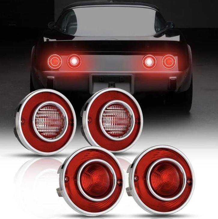 Corvette c3 75-79 TAIL LAMP - SET OF 4, Auto-onderdelen, Overige Auto-onderdelen, Nieuw, Ophalen of Verzenden