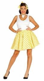 Grease Kostuum Set Geel 50s Dames L, Kleding | Dames, Verzenden, Nieuw