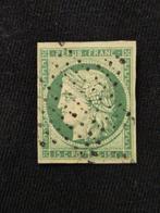 France 1850/1850 - France - Cérès 15c vert YT n°2 - Yvert, Postzegels en Munten, Gestempeld