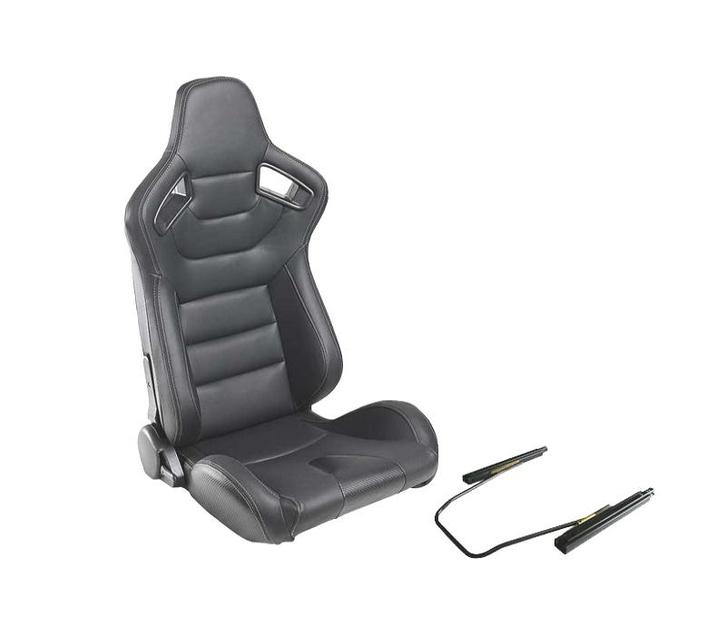 Kit Banc Semi Baquet Type Rs En Cuir Noir, Auto-onderdelen, Interieur en Bekleding, Verzenden