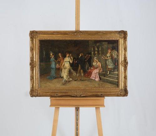 Rudolf Hirth du Frênes (1846-1916) - Belle of the Ball, Antiek en Kunst, Kunst | Schilderijen | Klassiek