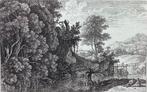 Hermann van Swanevelt (1603-1655) - 3 tavv: Paesaggio con