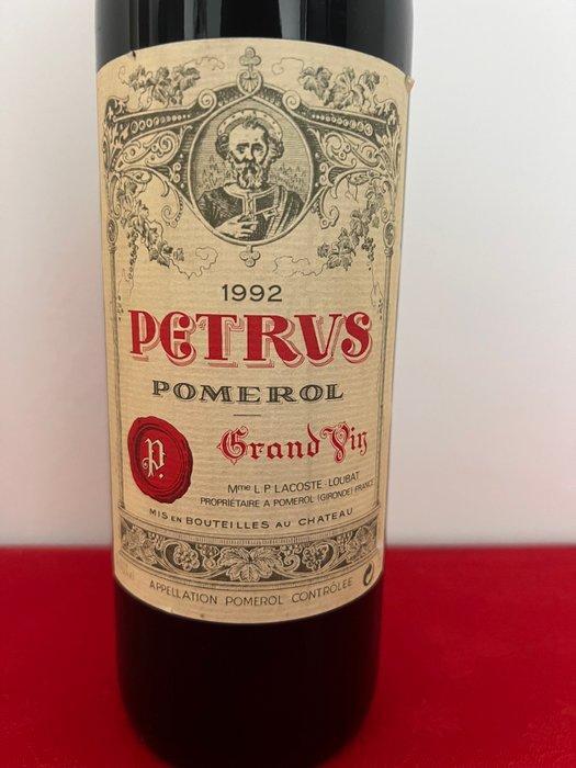 1992 Petrus - Pomerol - 1 Fles (0,75 liter), Collections, Vins