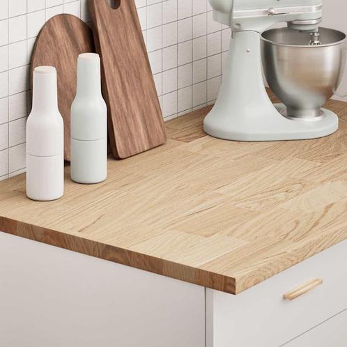 vidaXL Keuken werkblad rechthoekig 100x63,5x2,7 cm massief, Huis en Inrichting, Tafelonderdelen, Nieuw, Verzenden