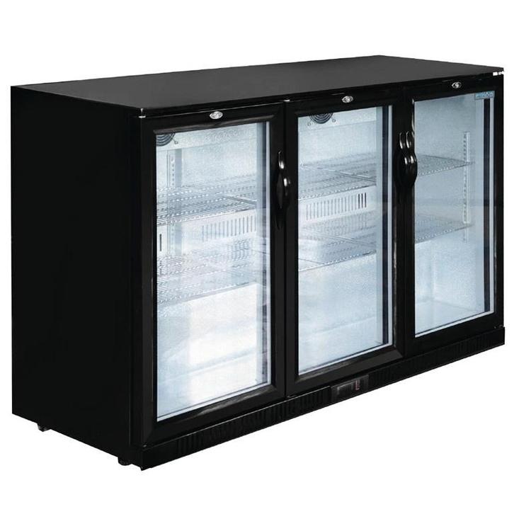 Barkoelkast | 320L | Zwart | +2°C/+8°C | Geventileerd |, Zakelijke goederen, Horeca | Keukenapparatuur, Nieuw in verpakking, Verzenden