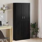 vidaXL Boekenkast Zwart eiken 82.5 x 30.5 x 185 cm Bewerkt, Verzenden, Nieuw