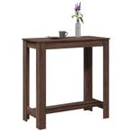 vidaXL Bartafel 102x50x103,5 cm bewerkt hout bruin, Huis en Inrichting, Tafels | Eettafels, Verzenden, Nieuw