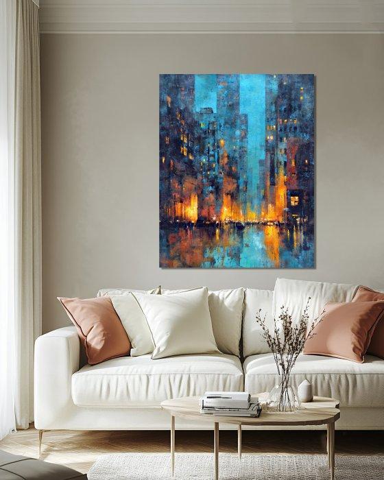 Wysocky John - City Lights - XL, Antiek en Kunst, Kunst | Designobjecten