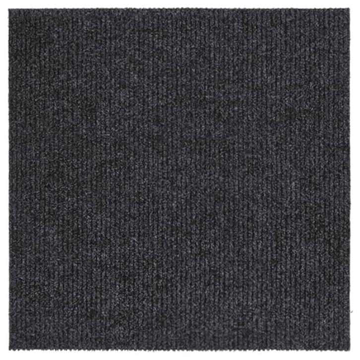 vidaXL Droogloopmat 100x100 cm antracietkleurig, Huis en Inrichting, Stoffering | Tapijten en Vloerkleden, Nieuw, Verzenden