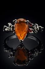 Opaal - Zilver - Ring - Organisch Ontwerp, Antiek en Kunst