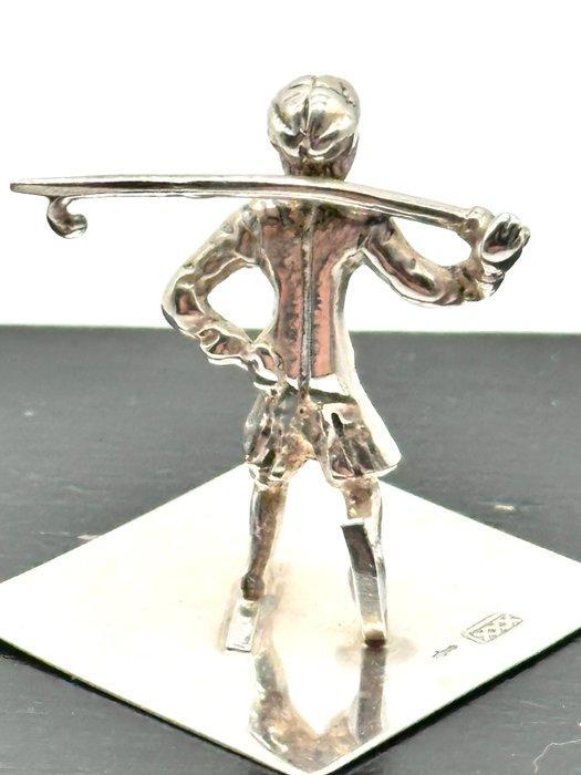 No reserve-Handgemaakte Hollands zilveren miniatuur, Antiek en Kunst, Antiek | Zilver en Goud