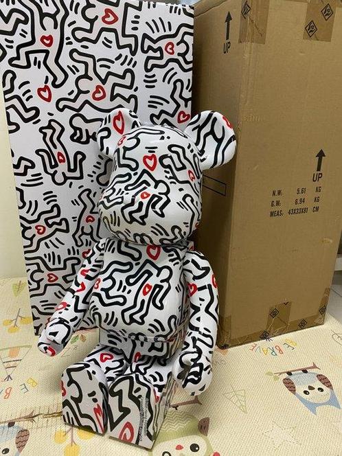 KEITH HARING x Medicom Toy - BE@RBRICK KEITH HARING #8 1000%, Antiek en Kunst, Kunst | Schilderijen | Modern