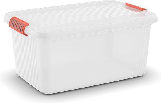 2dekans | Kis K Latch Box L - Opbergbox met Deksel - 43L -, Huis en Inrichting, Woonaccessoires | Kisten, Ophalen of Verzenden