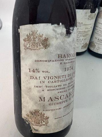1974 Giuseppe Mascarello - Barolo - 6 Bouteilles (0,75 L) beschikbaar voor biedingen